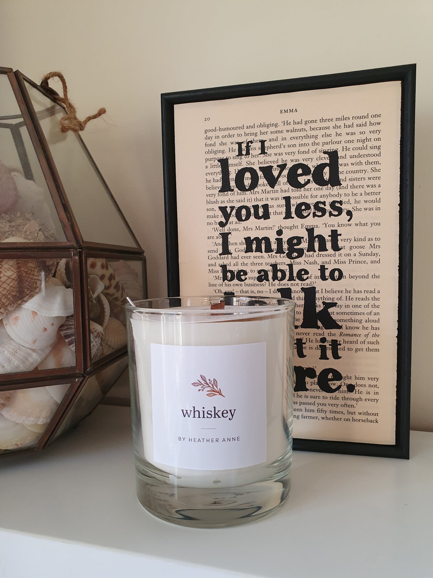 Whiskey Woodwick Candle