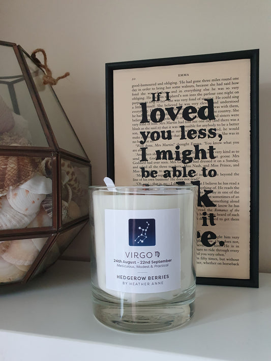 Virgo - Hedgerow Berries. 24th August - 22nd September Woodwick Candle