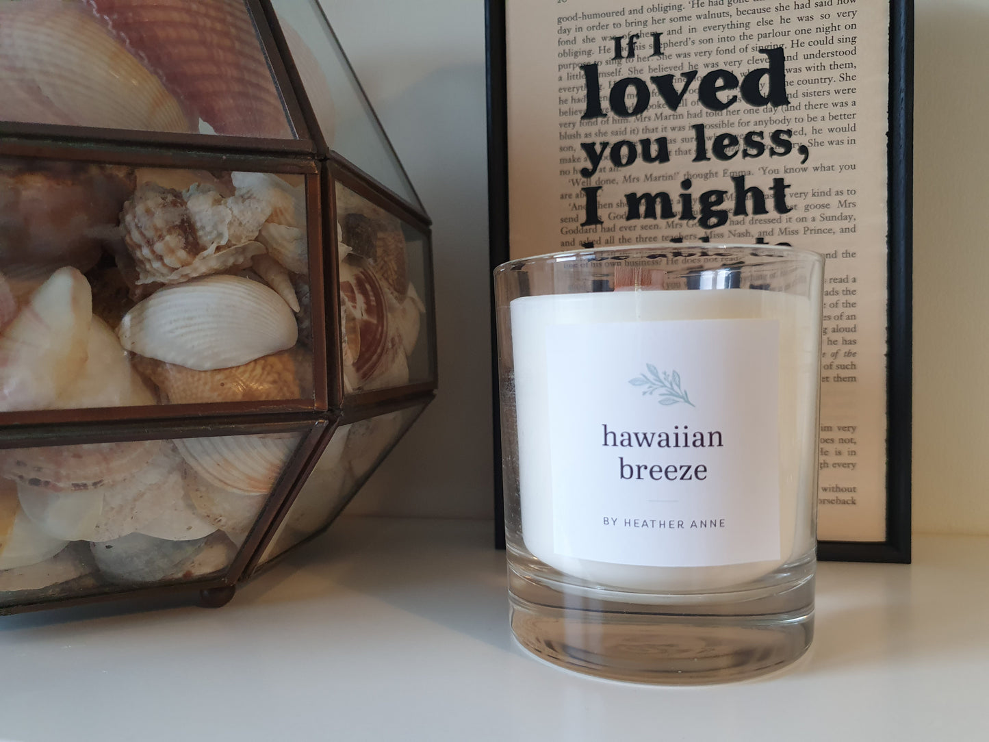 * NEW * Hawaiian Breeze Woodwick Candle