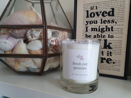 Fresh Cut Peonies Woodwick Candle